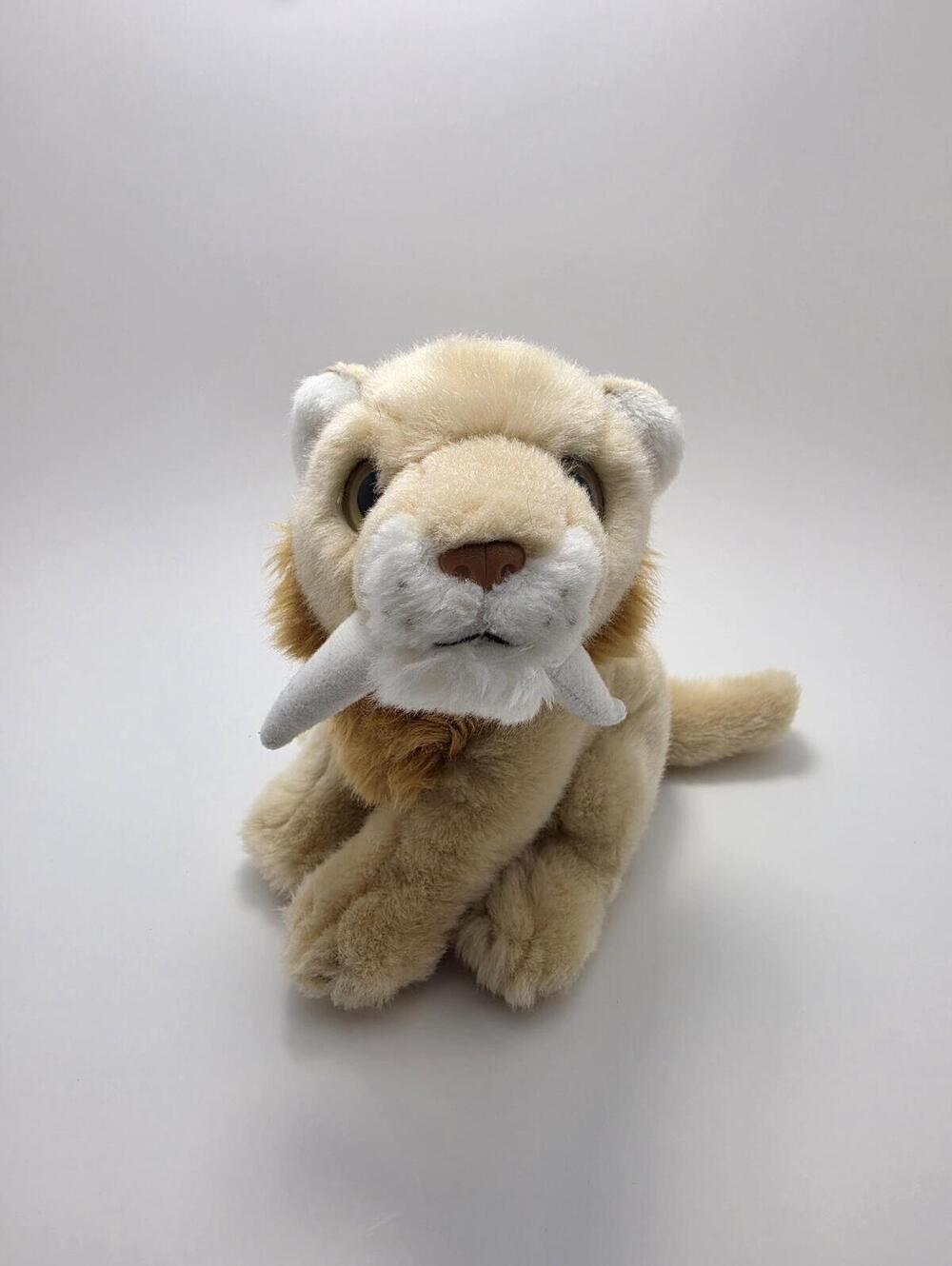 Vintage Wild Republic Sabor Tooth Tiger Stuffed Animal Soft Plush (8inch)